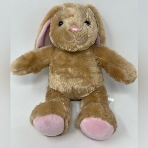 BUILD-A-BEAR: Bunny Rabbit ‘Pawlette' Plush Stuffed Animal, Brown/Pink